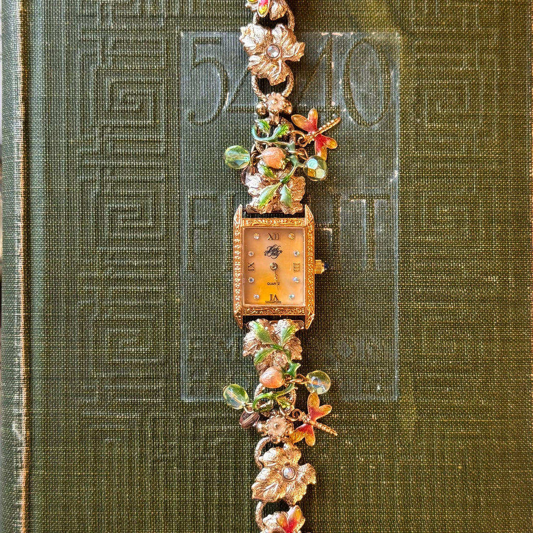 Extremely Rare Gold Kirks Folly Nature Charm Watch