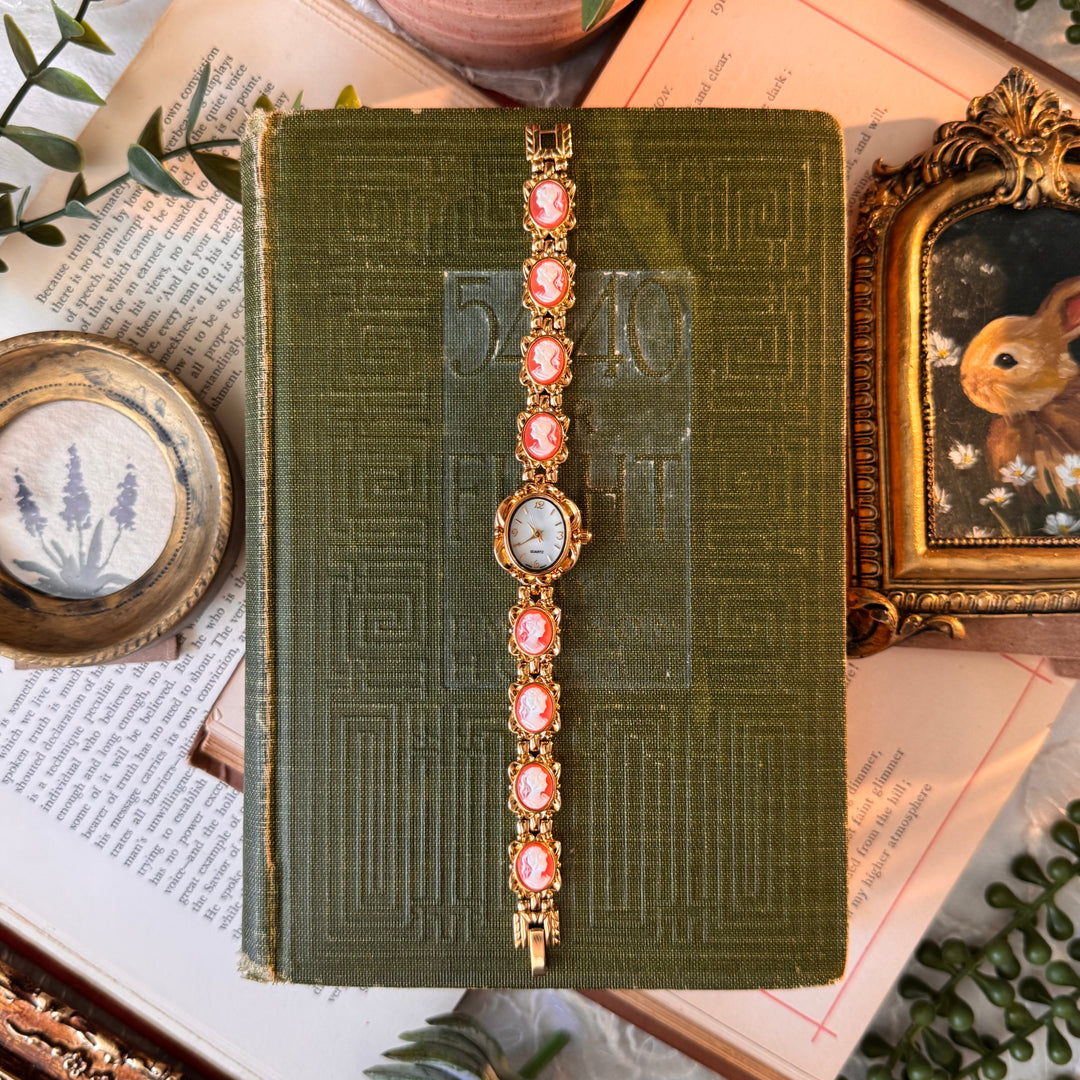 Gold Cameo Watch