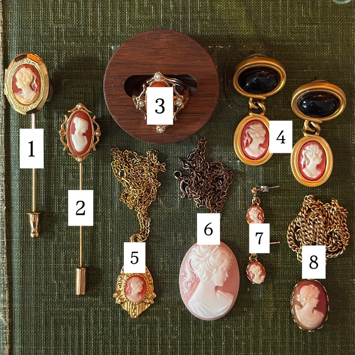 Gold Cameo Jewelry