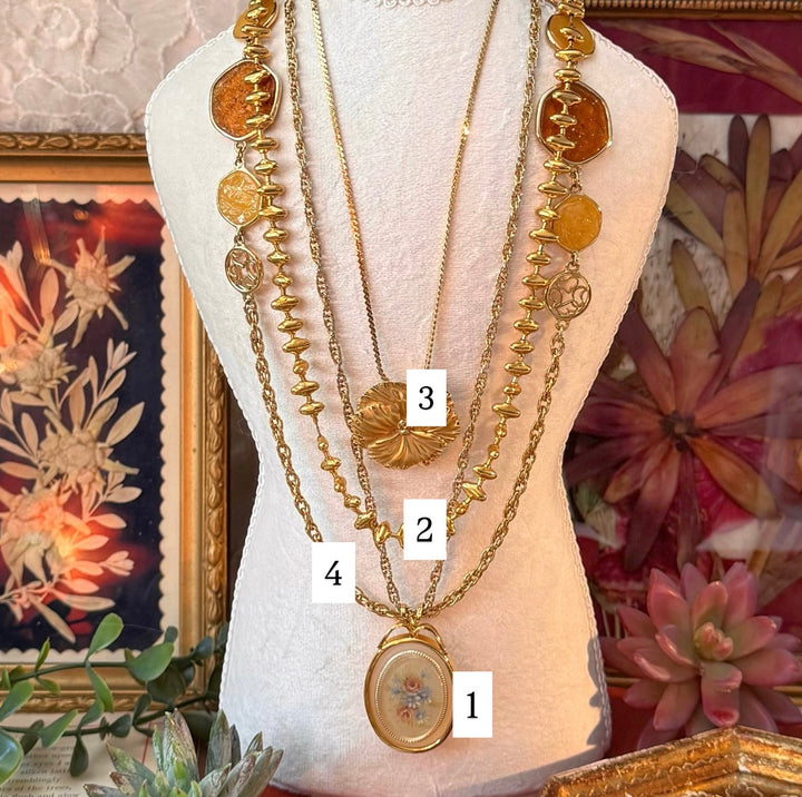 Golden Heirloom Necklaces