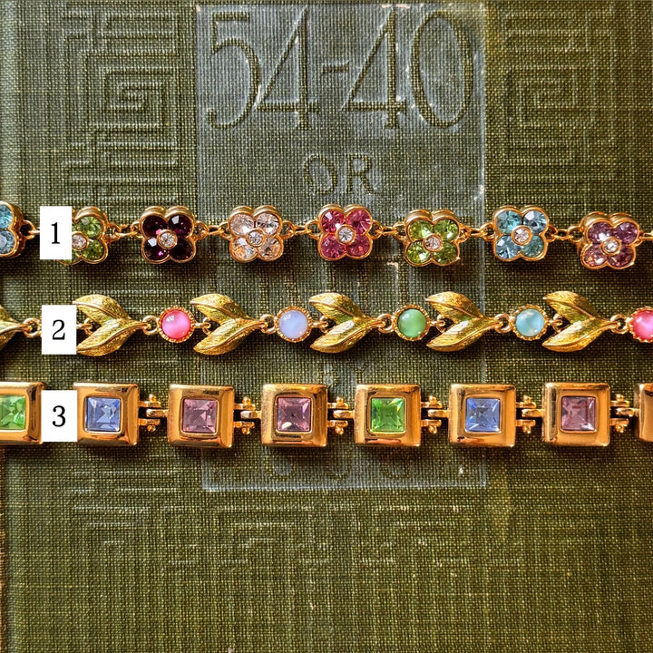 Gold Pastel Joan Rivers Bracelets