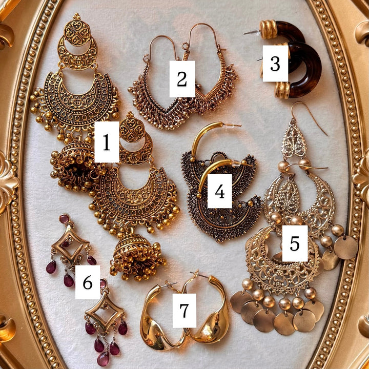 Gold Beachy Earrings