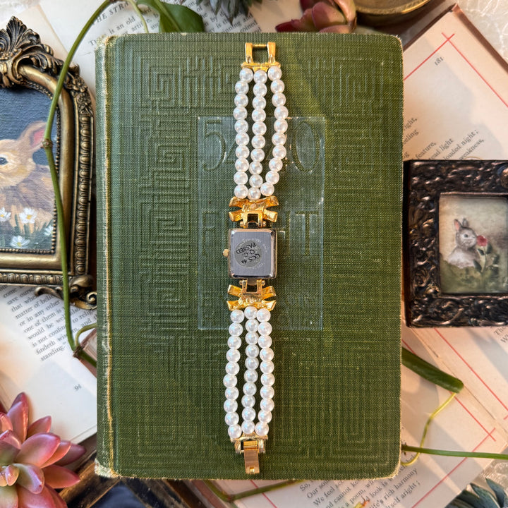 Gold Pearl Watch