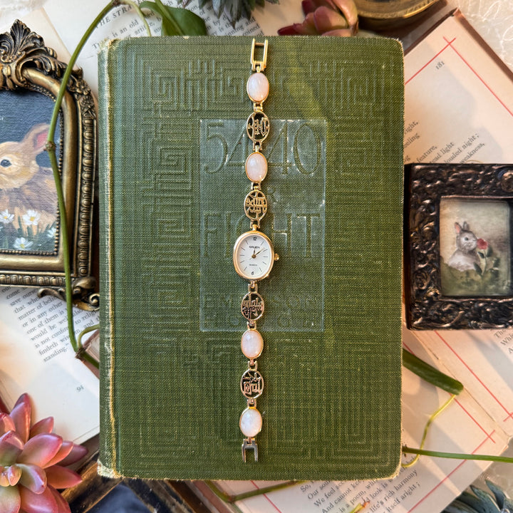 Gold Jade Watch