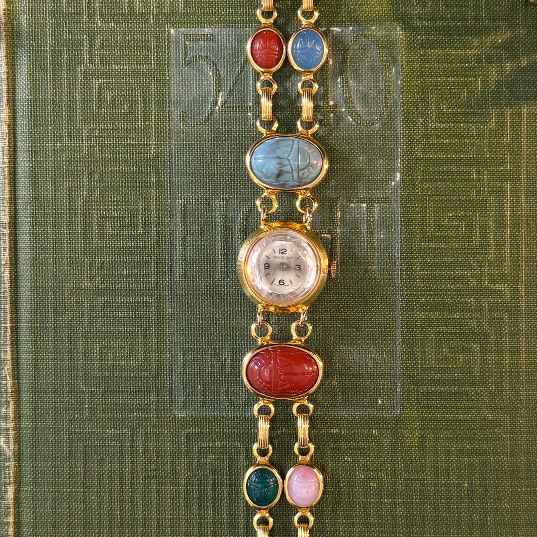 Gold Scarab Watch