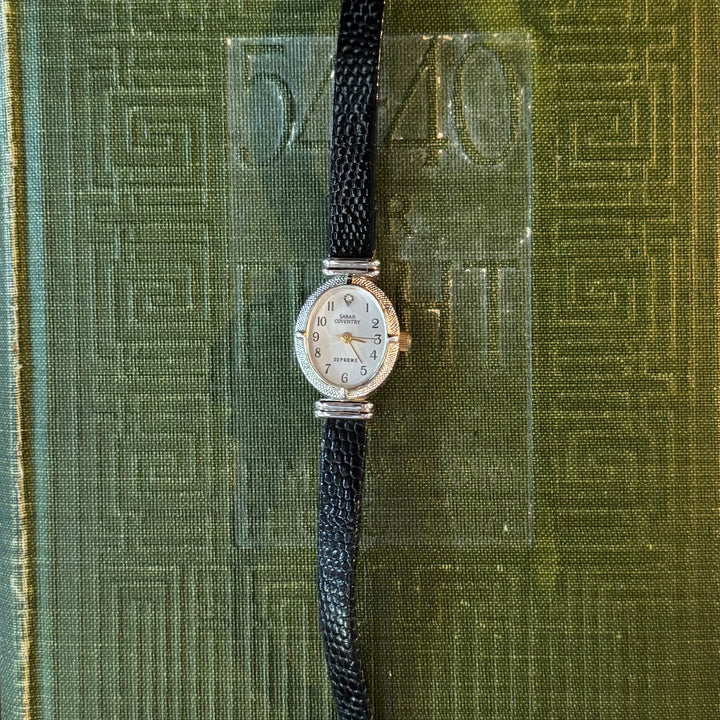 Silver Leather Watch