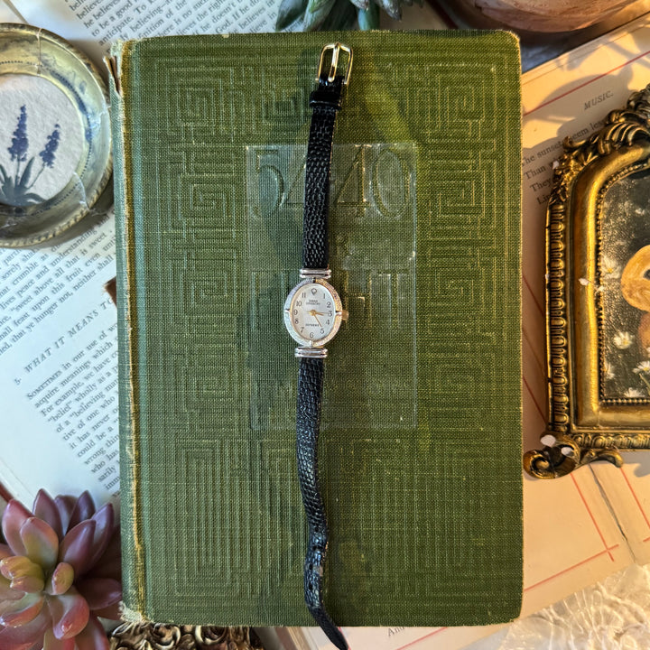 Silver Leather Watch