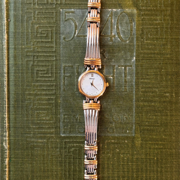 Two Tone Seiko Watch