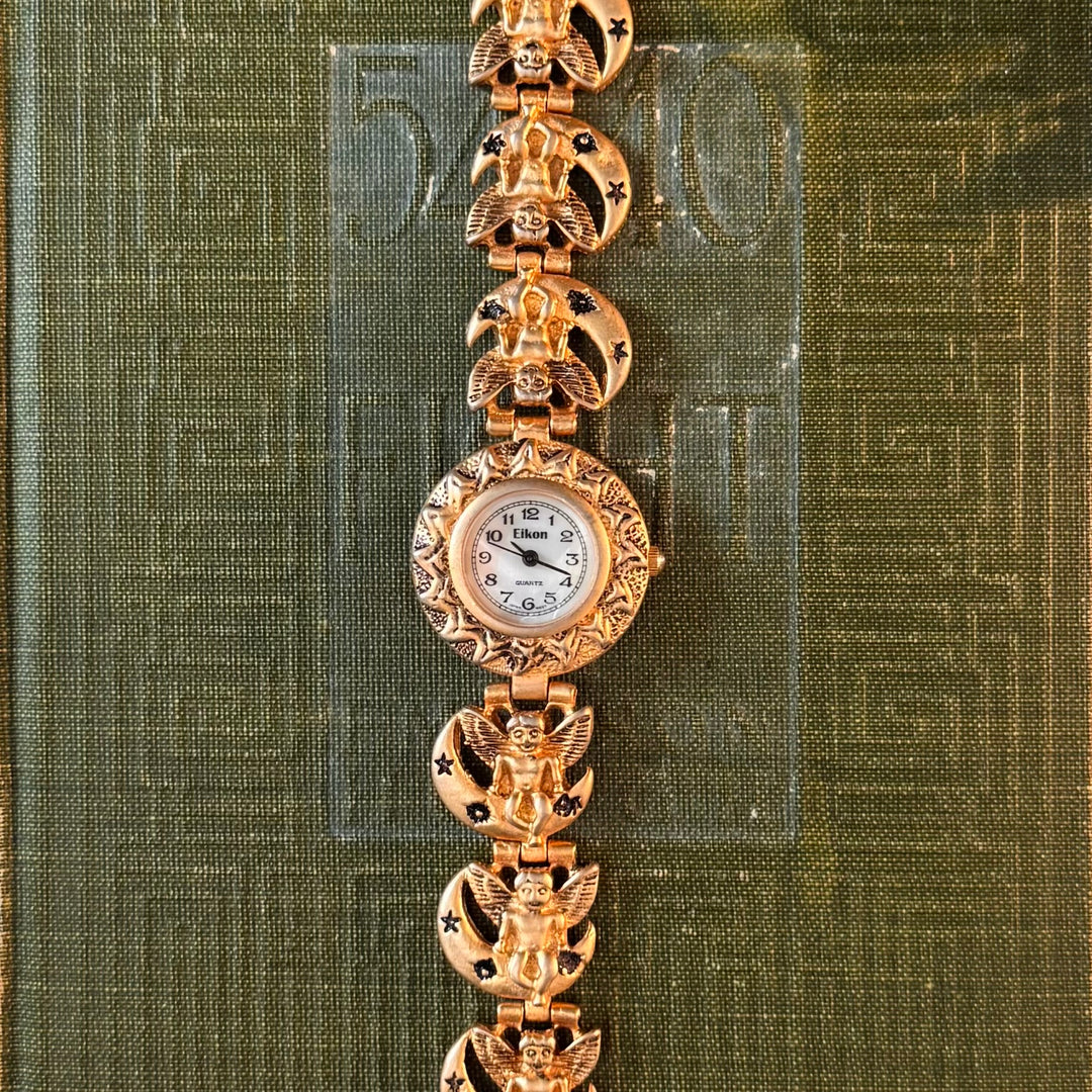Gold Angel Watch