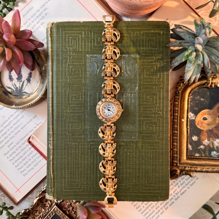 Gold Angel Watch