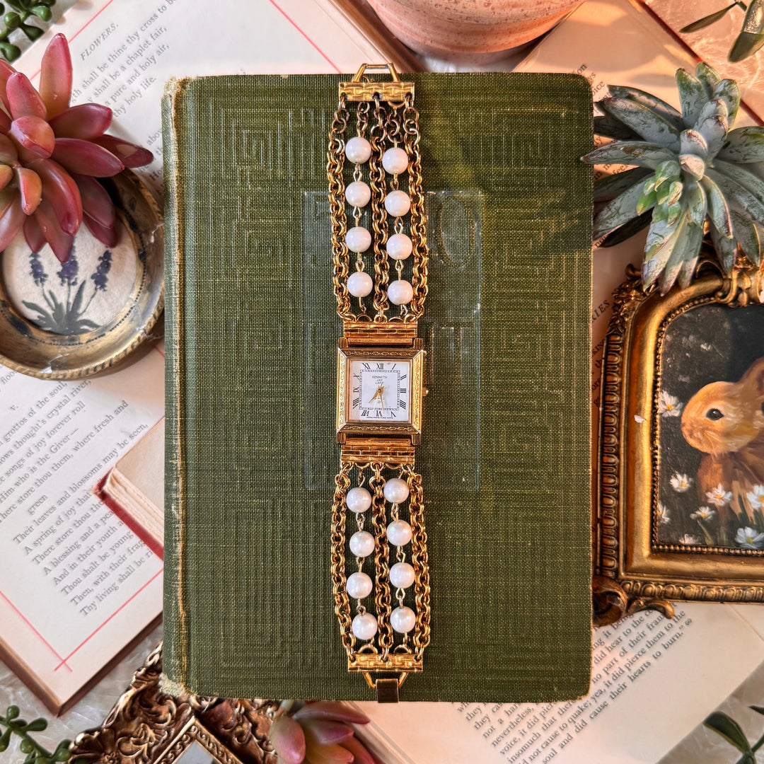 Gold Pearl Watch