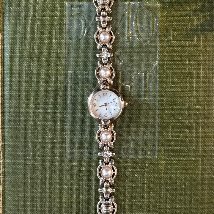 Gold Pearl Watch