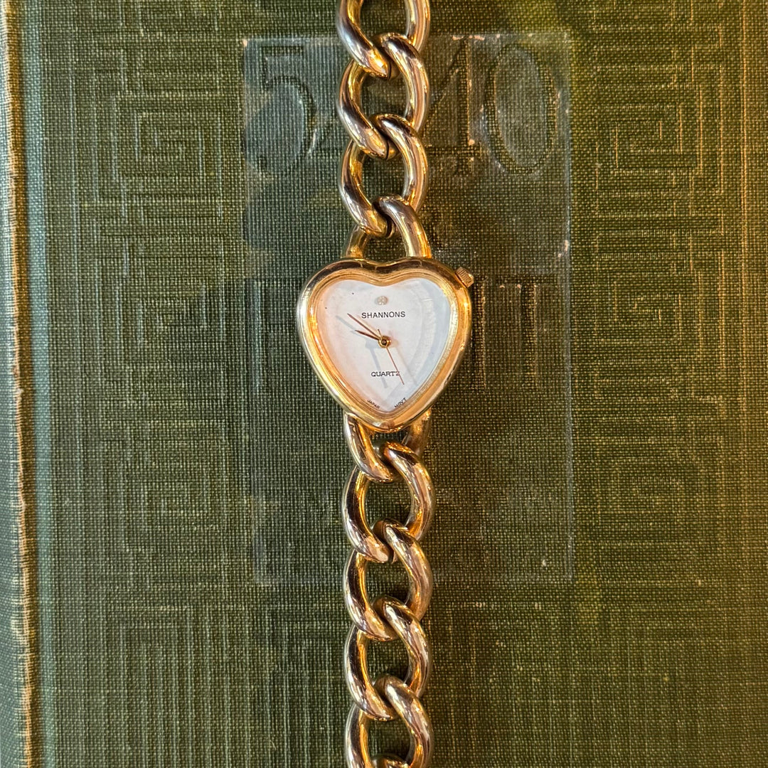 Gold Heart Watch