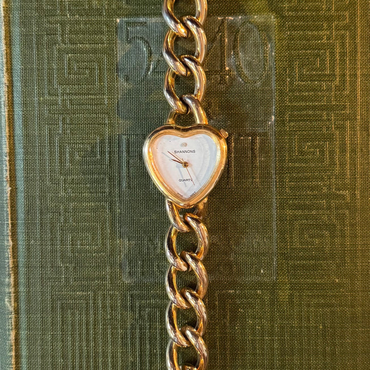 Gold Heart Watch