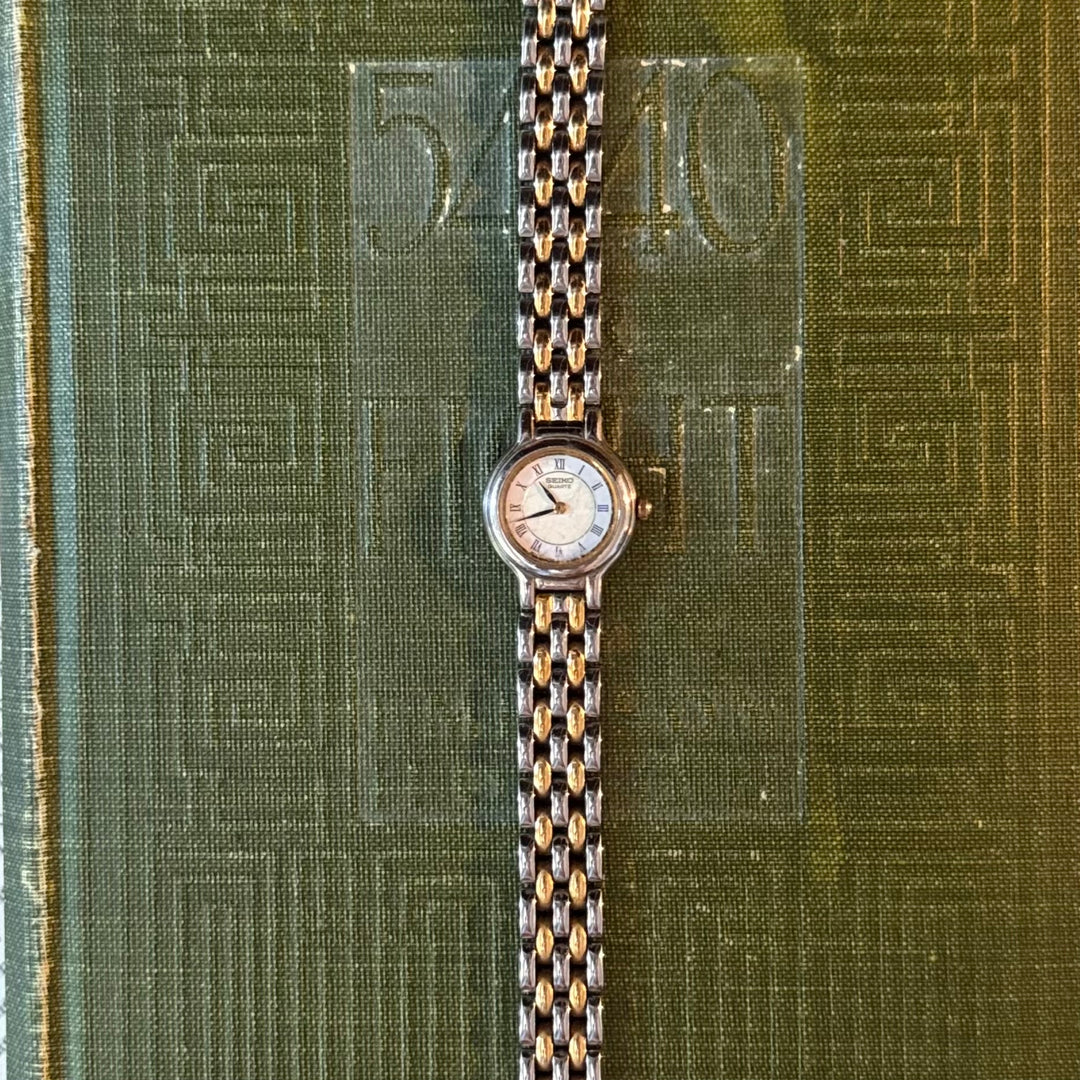 Two Tone Seiko Watch