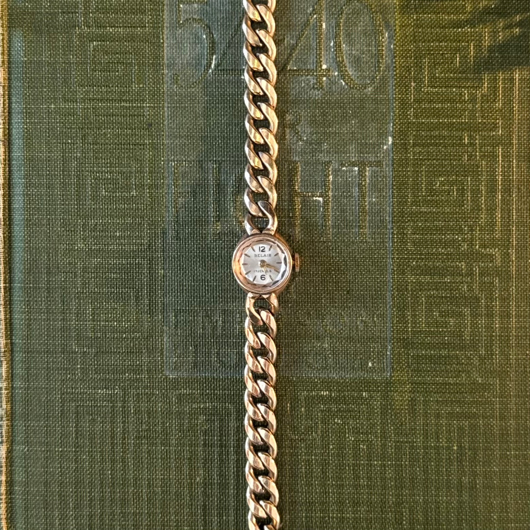 12K Gold Filled Chain with 10K Gold Plated Bezel Watch