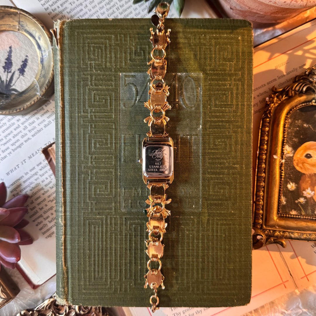 Extremely Rare Kirks Folly Frog Charm Watch