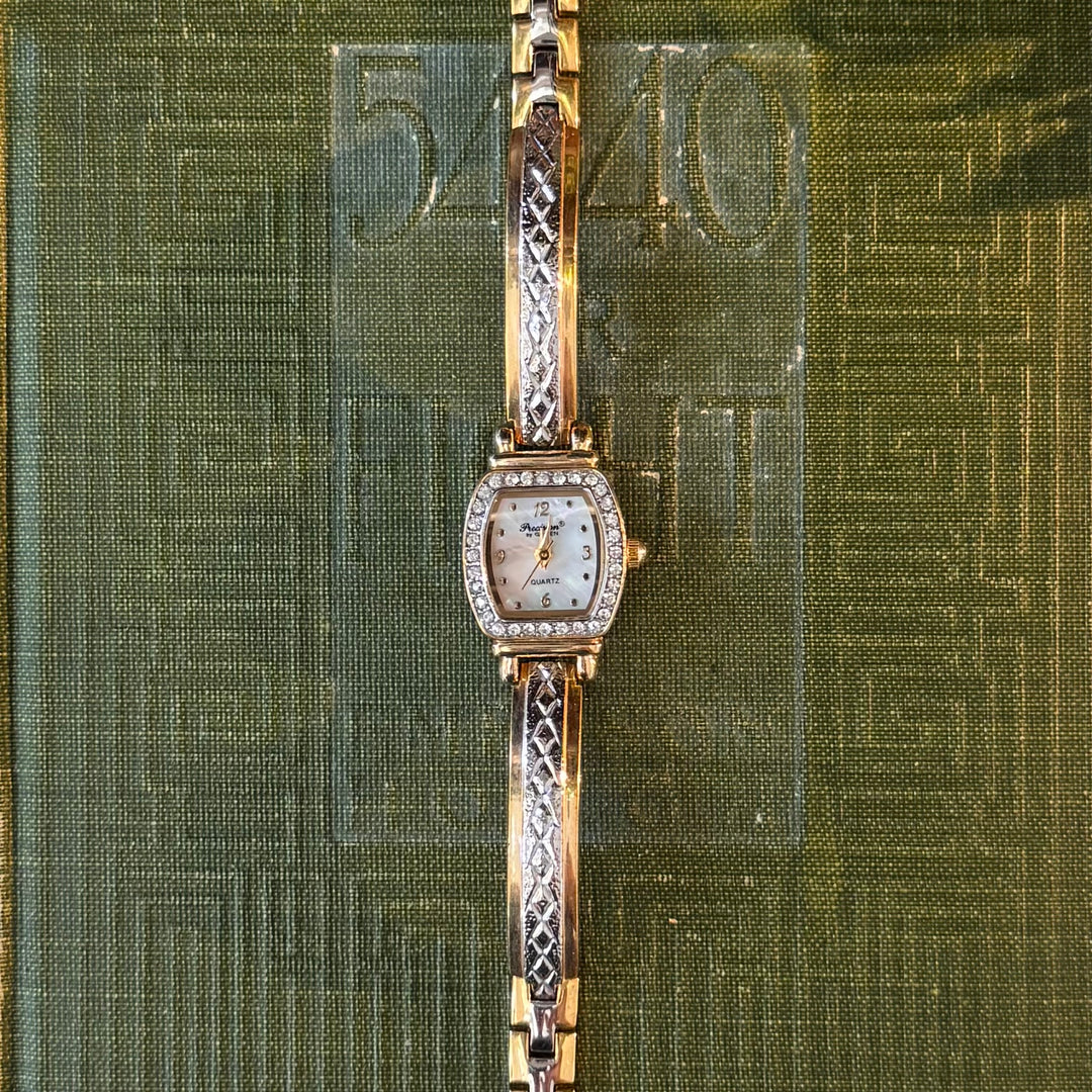 Two Tone Ornate Watch