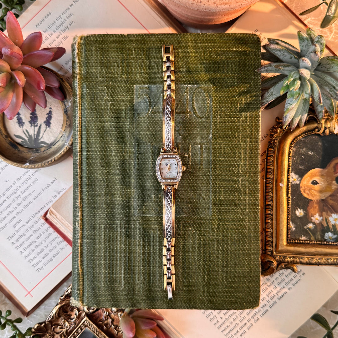 Two Tone Ornate Watch