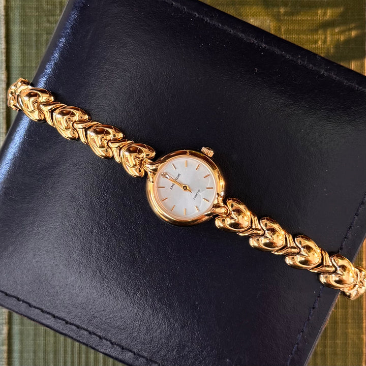 Gold Heart Watch