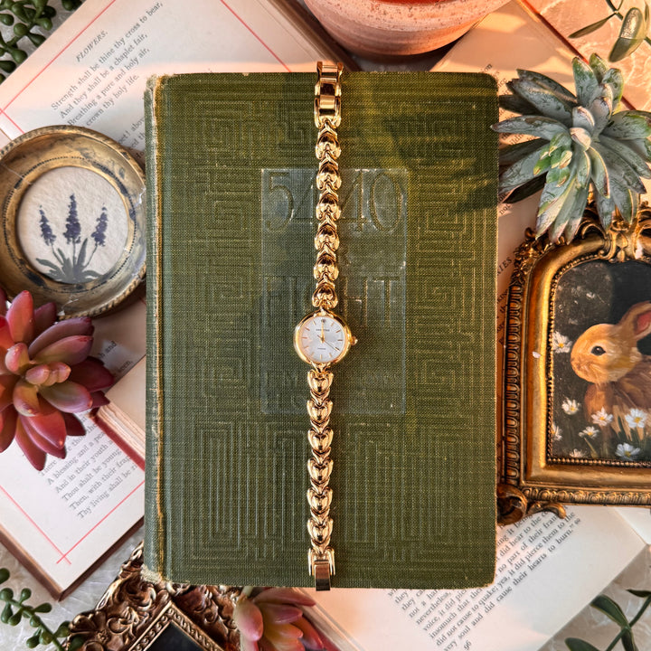 Gold Heart Watch