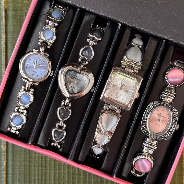 Silver Watch Set