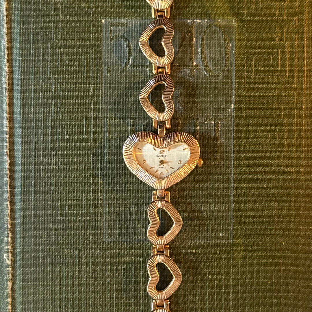 Gold Heart Watch