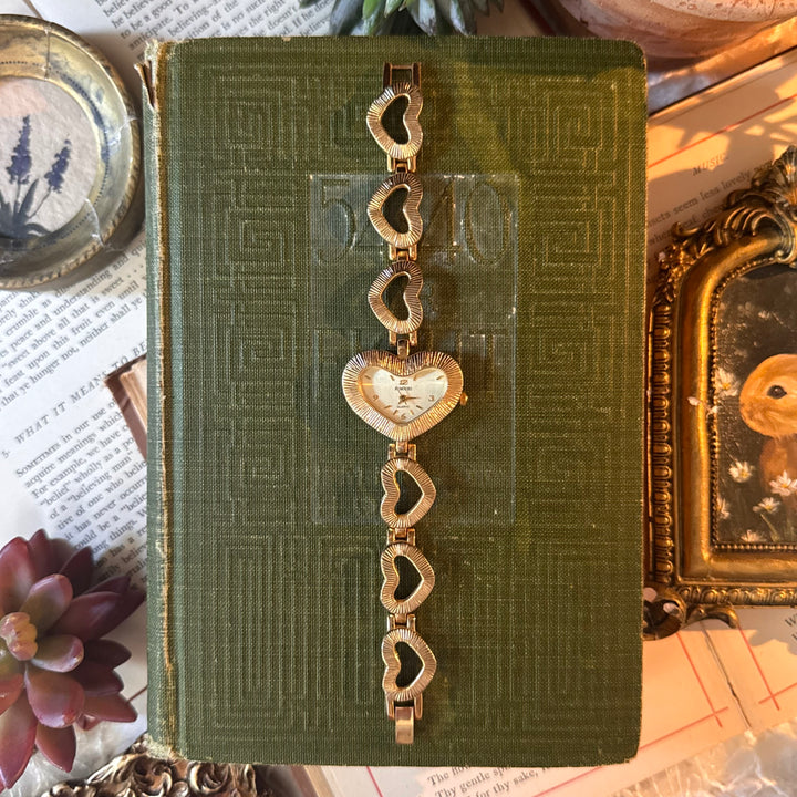 Gold Heart Watch