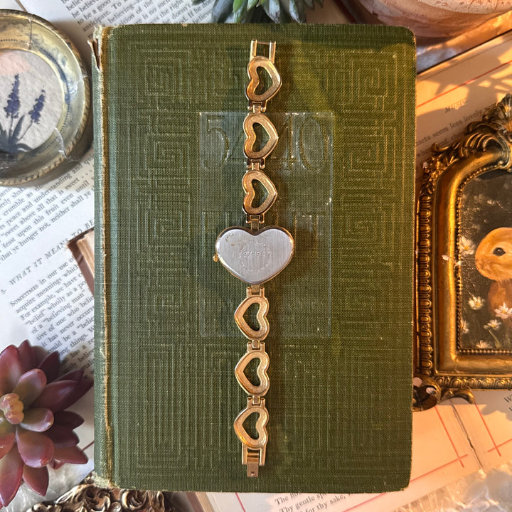 Gold Heart Watch