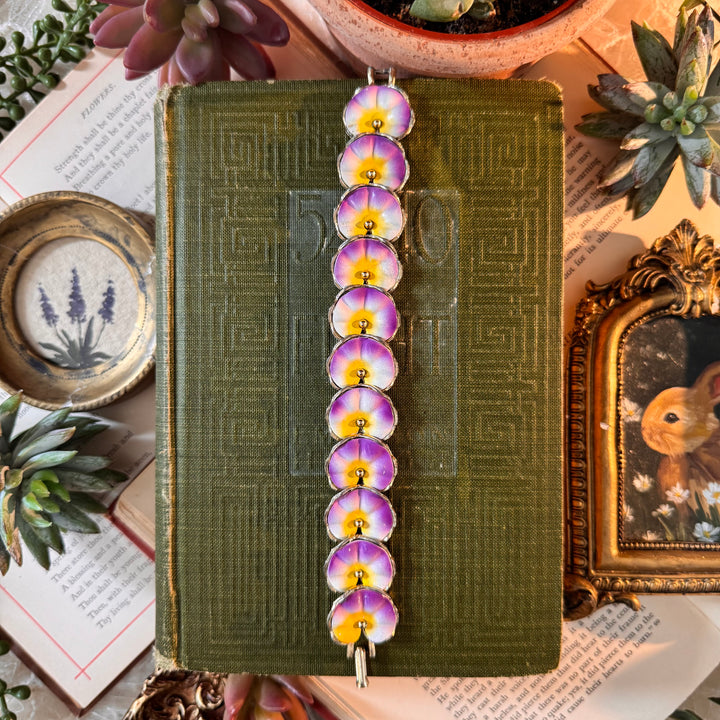 Gold Enamel Bracelets