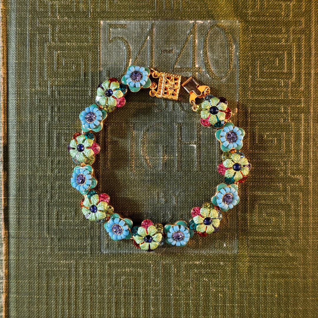 Gold Enamel Bracelets