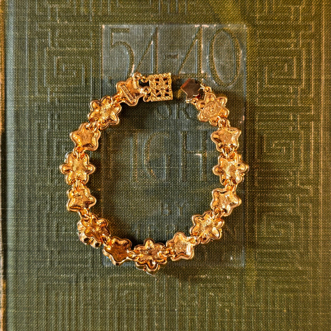 Gold Enamel Bracelets