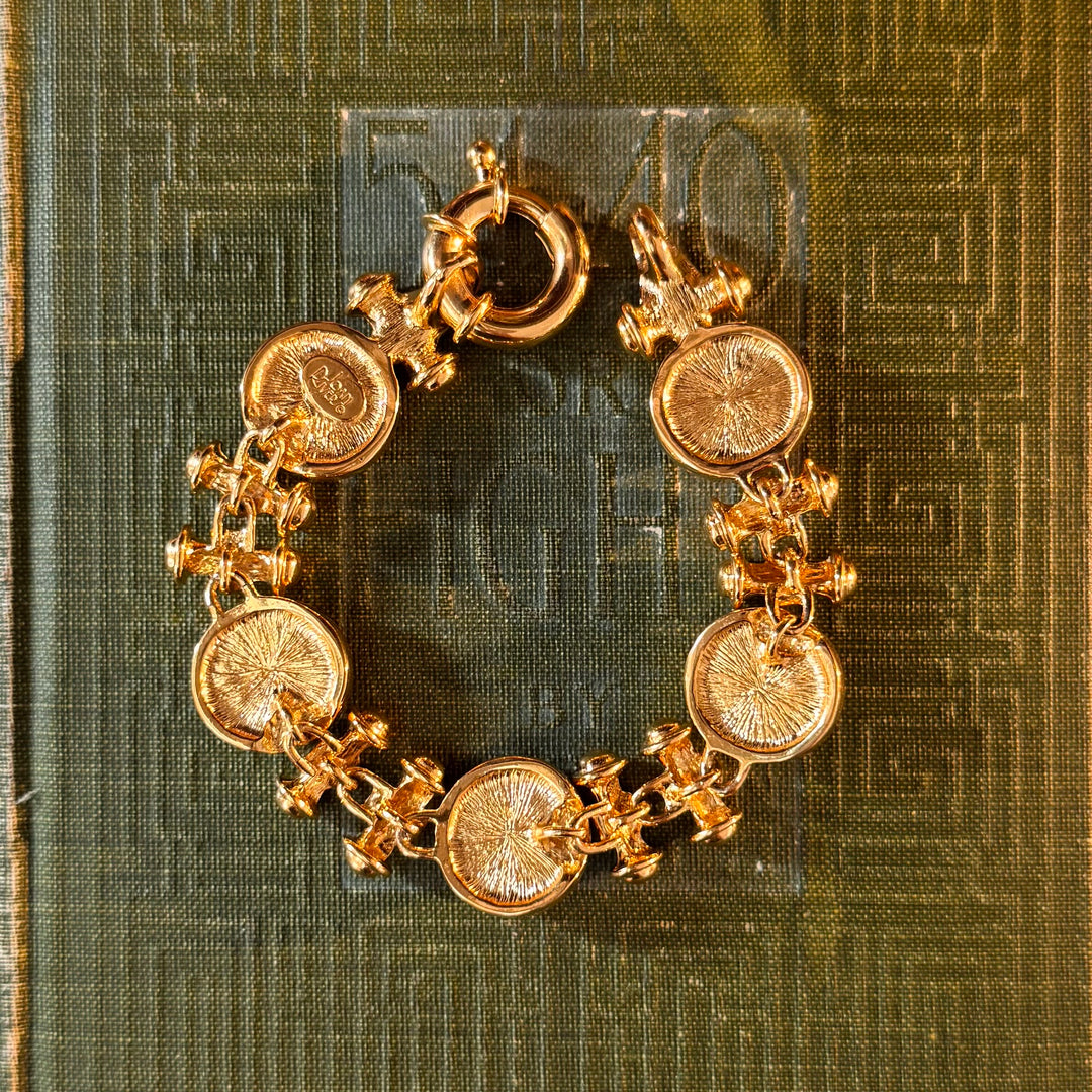 Gold Ornate Bracelets