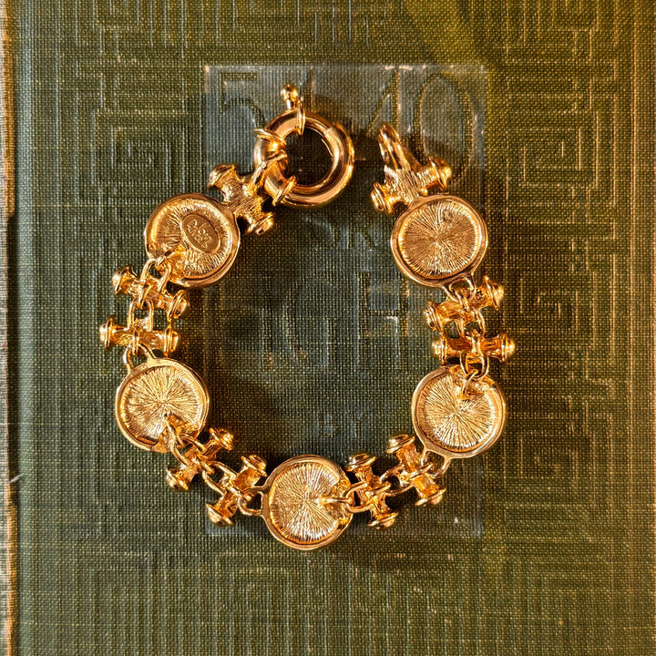 Gold Ornate Bracelets