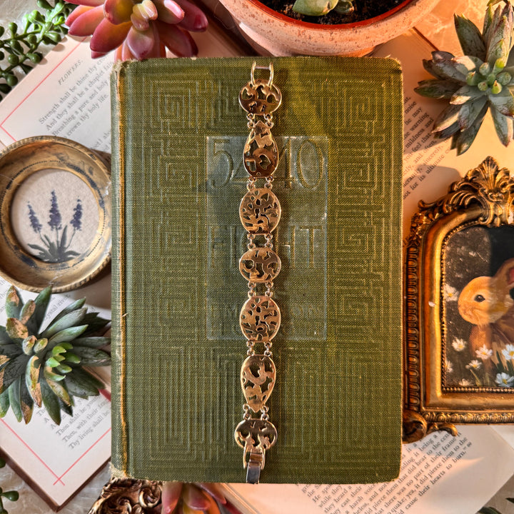 Gold Ornate Bracelets