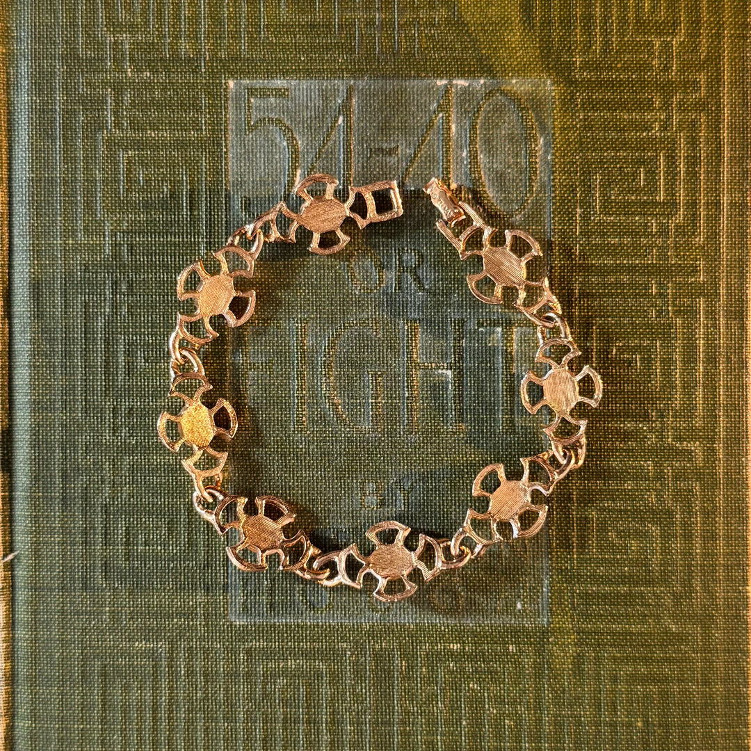 Gold Ornate Bracelets