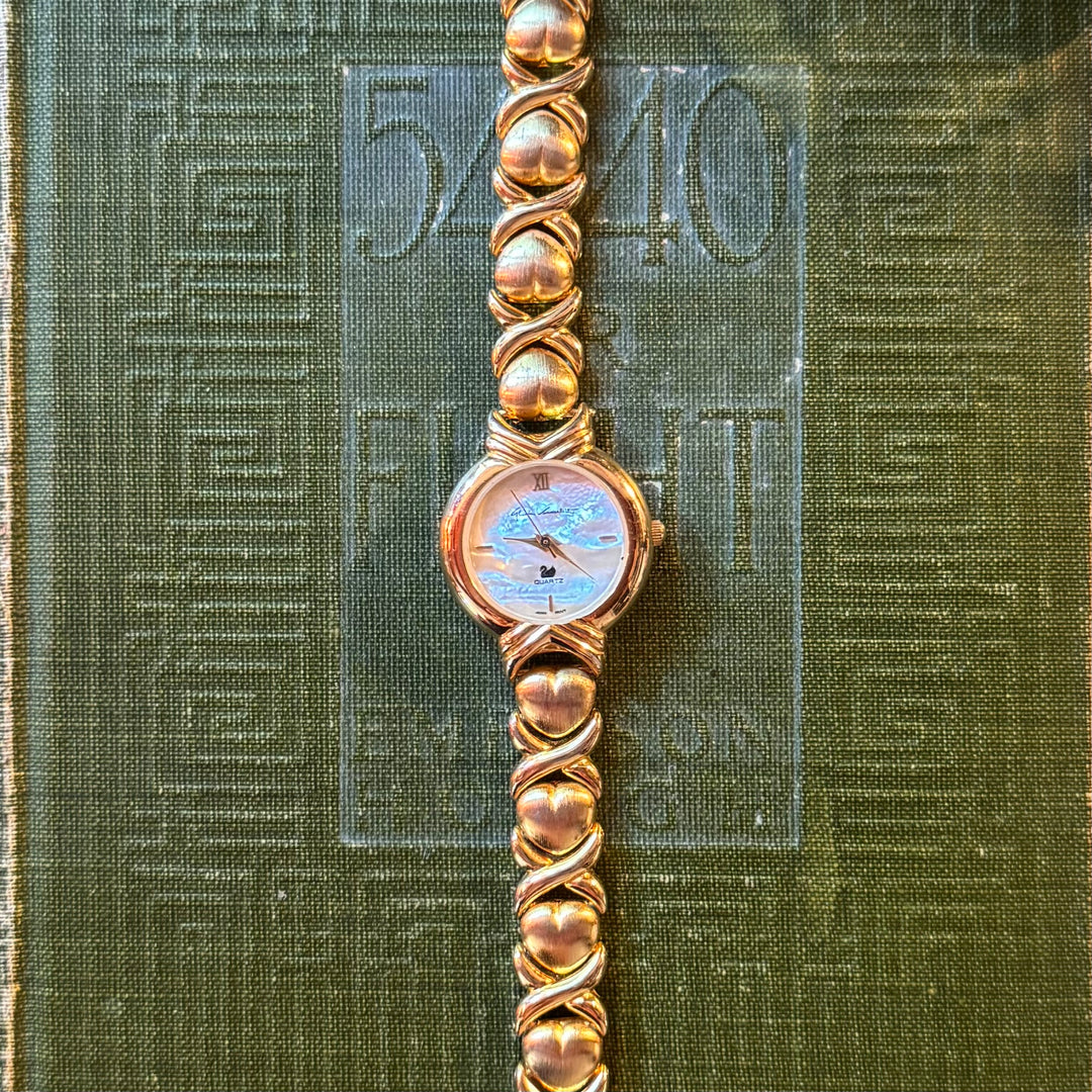 Gold Heart Watch