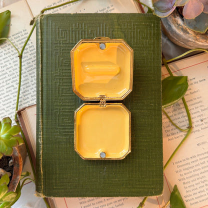 Rare Joan Rivers Trinket Box with Matching Earrings