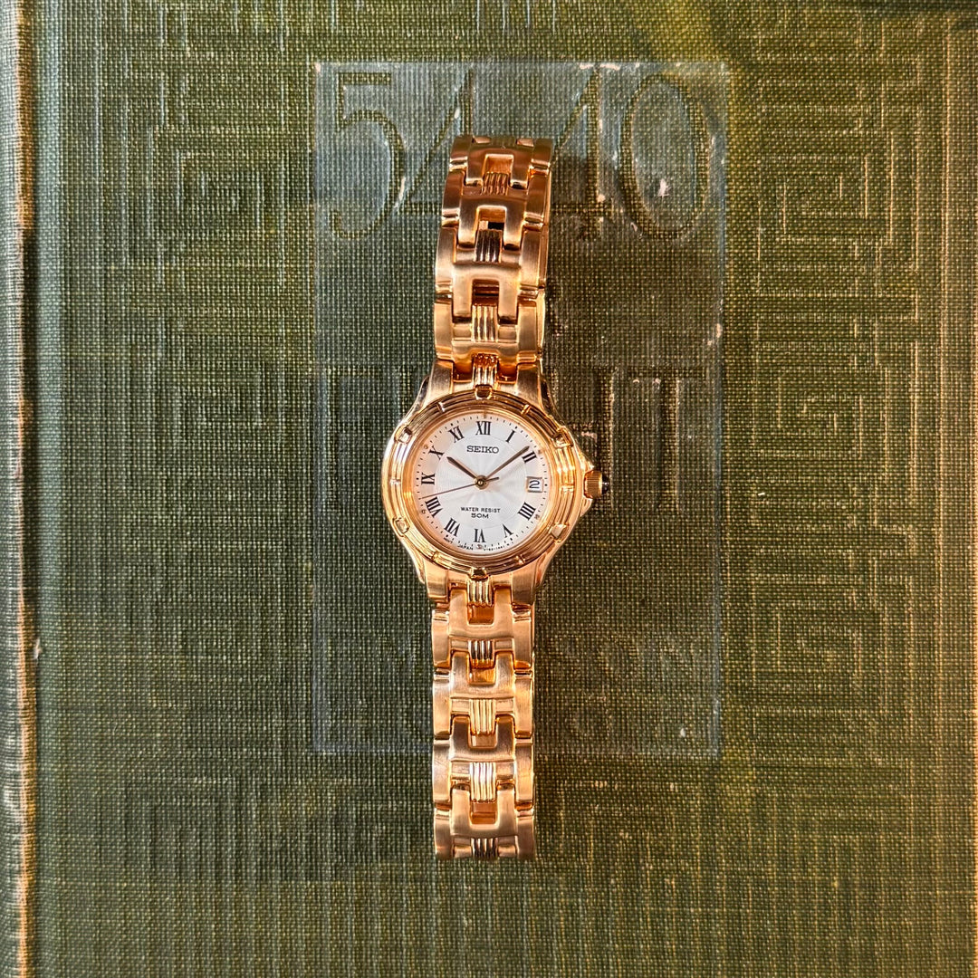 Gold Seiko Watch