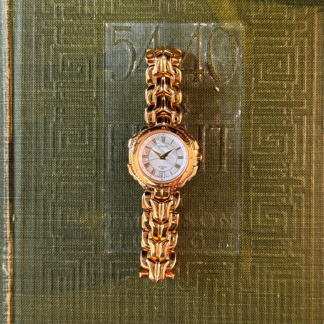 Gold Seiko Watch