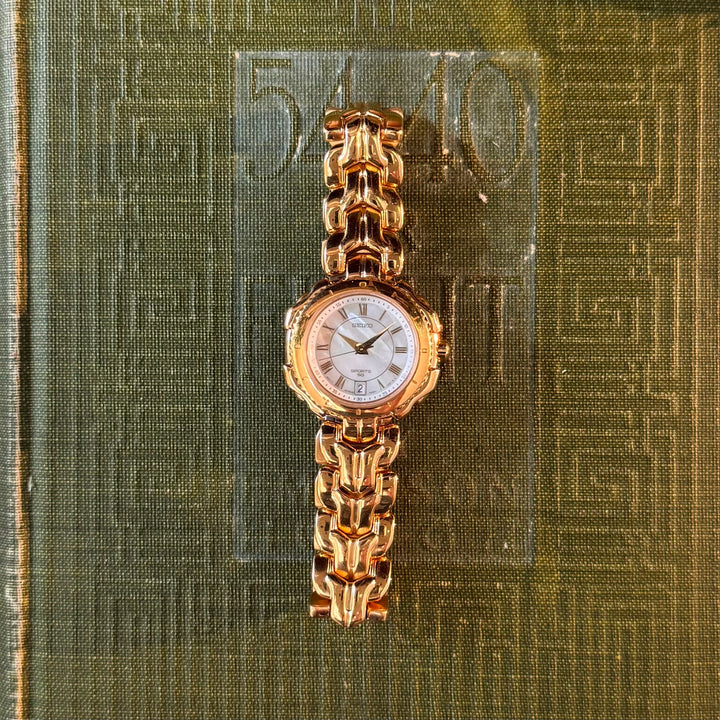 Gold Seiko Watch