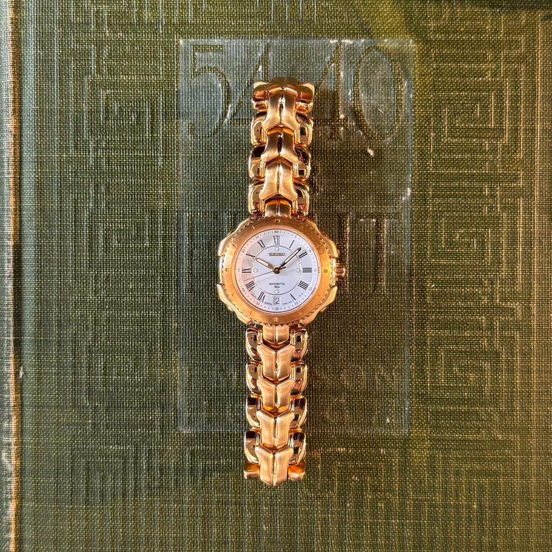 Gold Seiko Watch