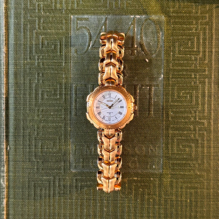 Gold Seiko Watch
