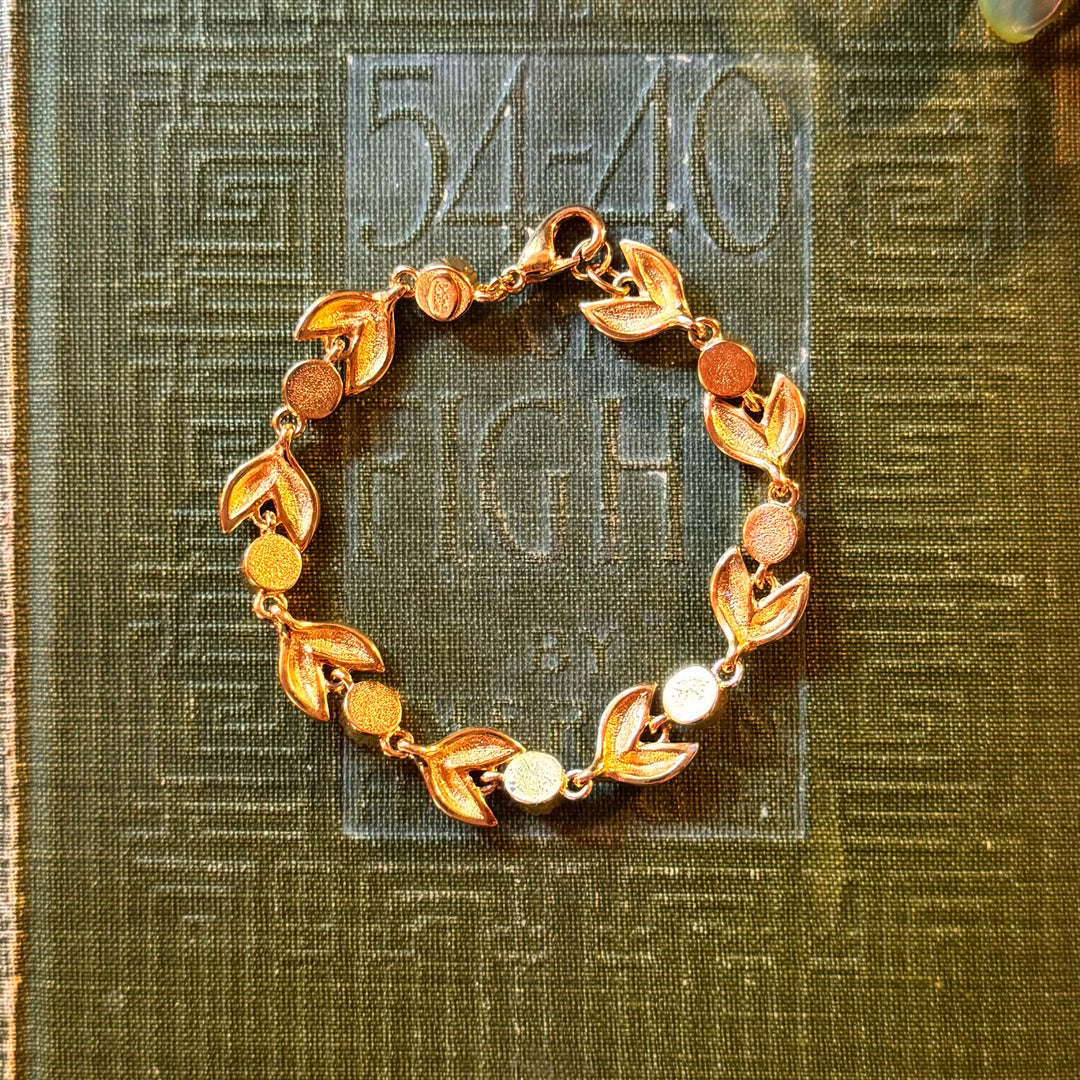 Gold Leaf Bracelet