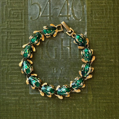 Gold Frog Bracelet