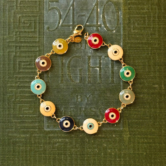 Rare Joan Rivers Evil Eye Bracelet