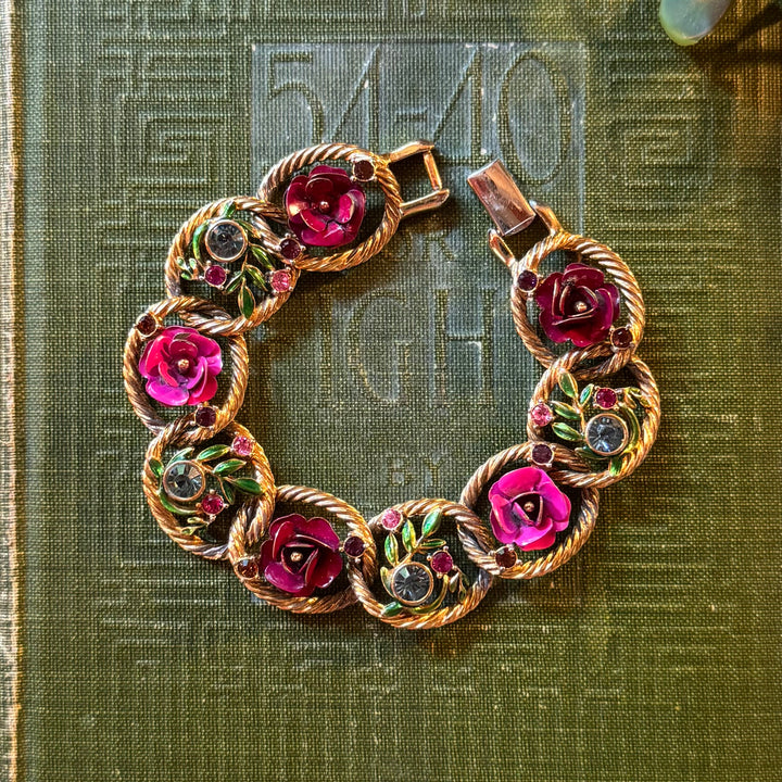 Gold Floral Joan Rivers Bracelet