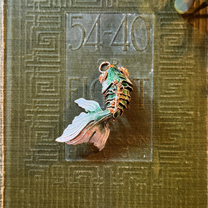 Gold Koi Fish Pendant