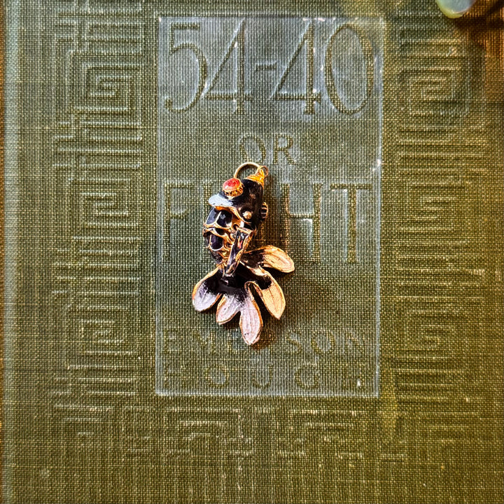 Gold Koi Fish Pendant