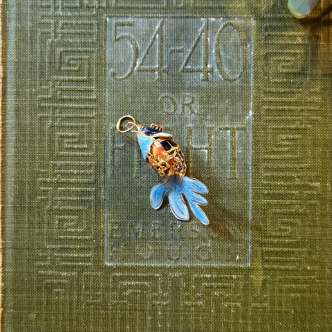 Gold Koi Fish Pendant